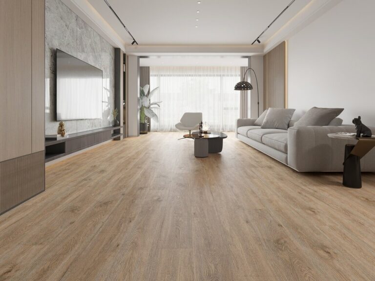 Spc vinyl plank open living room